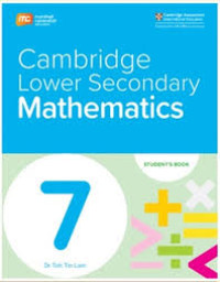 Image of Cambridge Lower Secondary Mathematics Student's Book 7