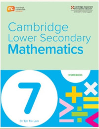 Image of Cambridge Lower Secondary Mathematics Workook 7
