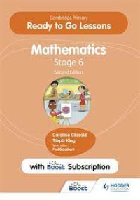 Image of Cambridge Primary Ready to Go Lessons : Mathematics Stage 6